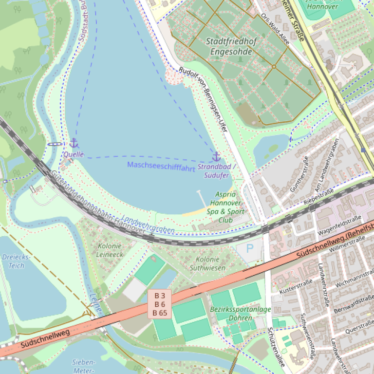 Bootshaus  — Detail (Eingang / Parken)